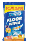 Duzzit 24pc Wet Floor Wipes